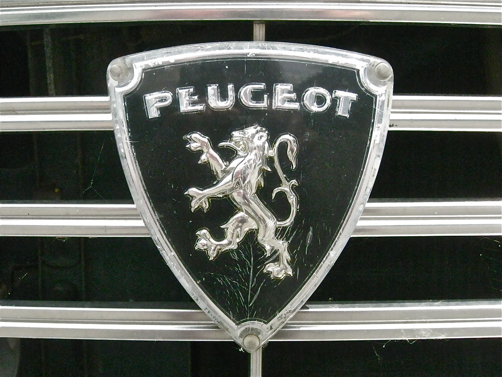 Peugeot Lion, Seen at the grille of a 1965-1977 PEUGEOT 204…