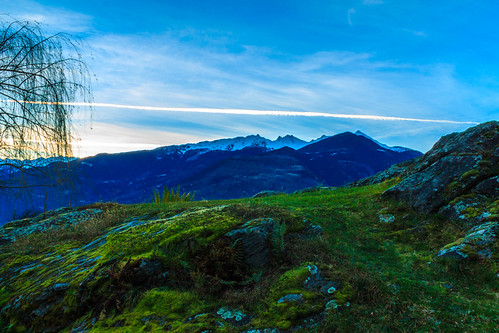 Castel Grumello-54.jpg by Dhammavicaya, castle sunrise chateau schloss castello magichour goldenhour valtellina sondrio grumello castelgrume