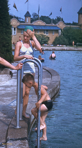 swimmingpools vintage hershey pennsylvaniapeople1940s kodachrome