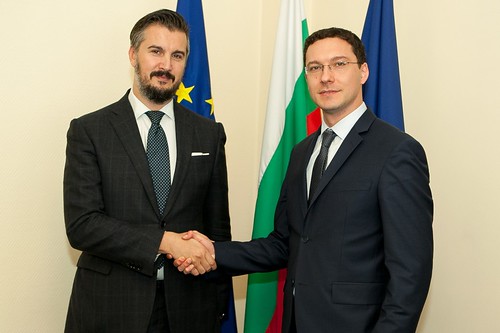 Министър Митов и Александър Пейович, държавен секретар в Министерството на външните работи и европейската интеграция на Черна гора и главен преговарящ с ЕС.