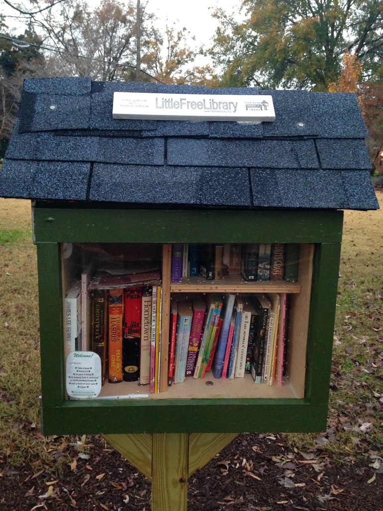 Little Free Library At Glasscock And Wake Forest In Raleig Flickr
