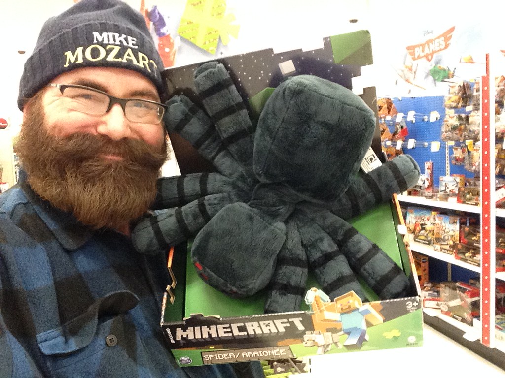 MINECRAFT Plush Toy Spider at Target, 1/2015, by Mike Moza… | Flickr