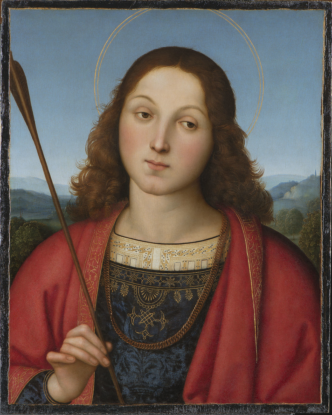 Bergamo, Accademia Carrara. Raphael, Saint Sebastian, 1501-1502. Courtesy adicorbetta, Milano