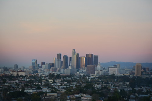Downtown 016 by Rajith M Medagoda, sunset moon sunrise losangeles foggy windy sunny rainy moonrise downtownla clearday
