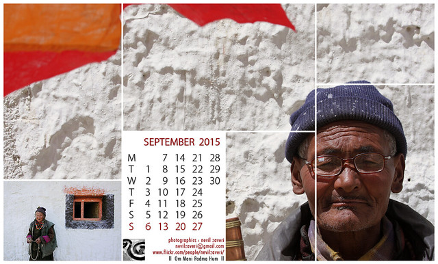 ll  Om Mani Padma Hum  ll - wallpaper calendar for september 2015