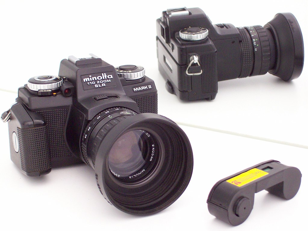 Minolta 110 Zoom SLR Mark II | Minolta SLR camera for 110 fi… | Flickr
