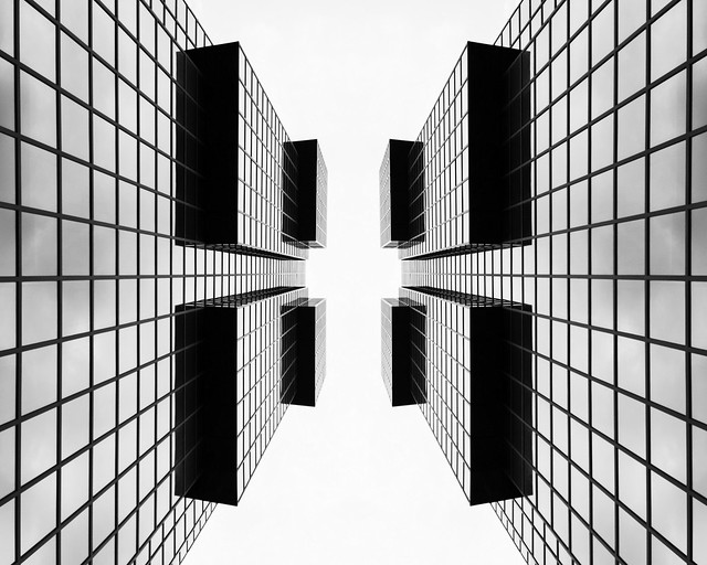 Cubism London or London Tetris (2015 Version) - City Office Life by Simon Hadleigh-Sparks