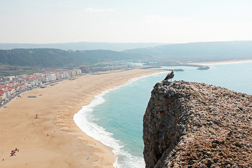 portugal nazaré plages beaches landscapes villes cities ville atlantique