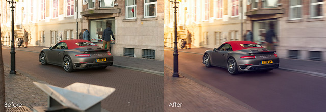 Before & After 991 TurboS Cabriolet
