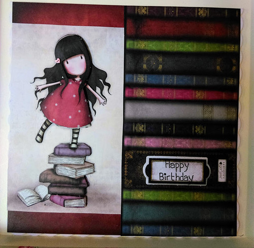 Standing on knowledge book shelf | by Daisygirl Art 123