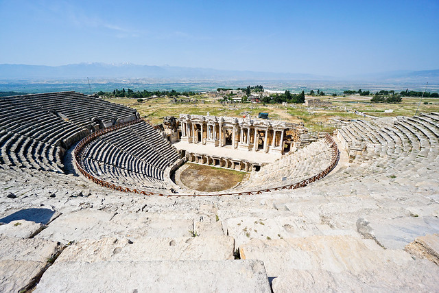 Teatro de Hierapolis, Pamukkale. Turquía.