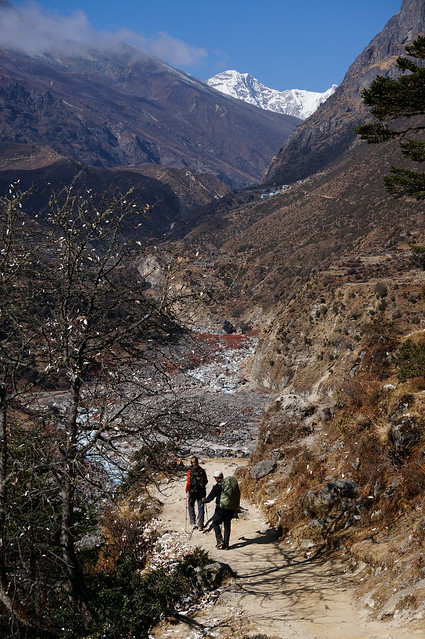Walking to Thamo, Khumbu, Nepal