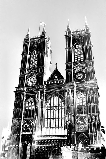 Westminster Abbey The Great West Door - London by Simon Hadleigh-Sparks