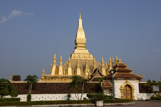 LAO100 Pha That Luang - Vientiane 04 - Laos
