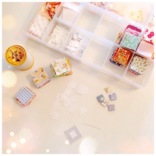 Work box for Miniature Granny Square Quilt #miniature #patchwork #epp | by missleela83