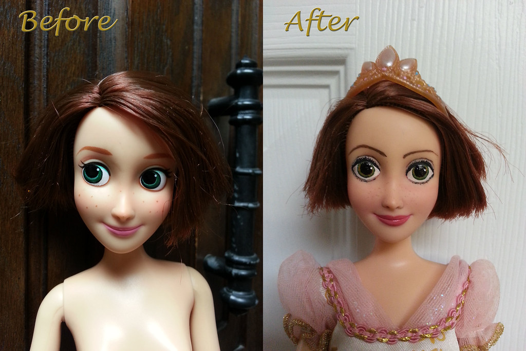 Rapunzel ooak doll repaint Disney (short hair) - SOLD | Flickr