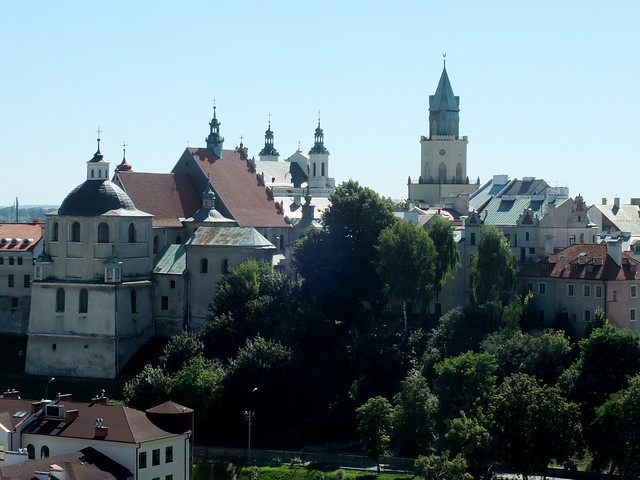 Widok z Zamku na Stare Miasto, Lublin