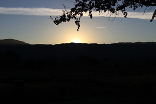 Sunset on a Great Time in Napa