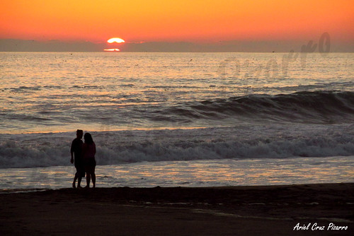 sunset sun love beach contraluz atardecer couple pareja amor playa pacífico iquique océano playabrava