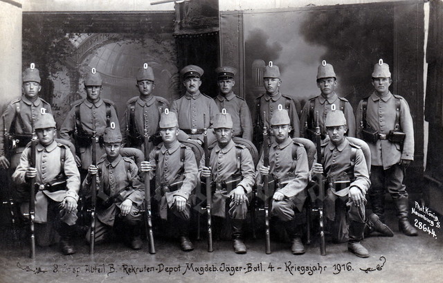 Magdeburgisches Jäger-Bataillon Nr.4 - Kriegsjahr 1916
