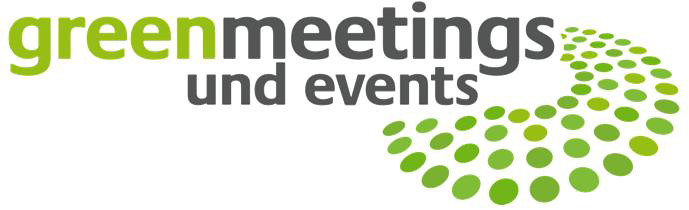 Logo greenmeetings und events Konferenz