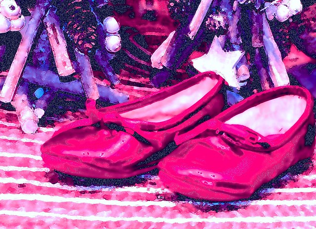 red shoes: time to read you a fairy tale