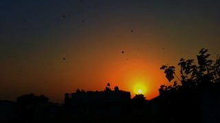 Sunset in Ahmedabad India