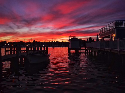 Sunset on the water by iso100, 