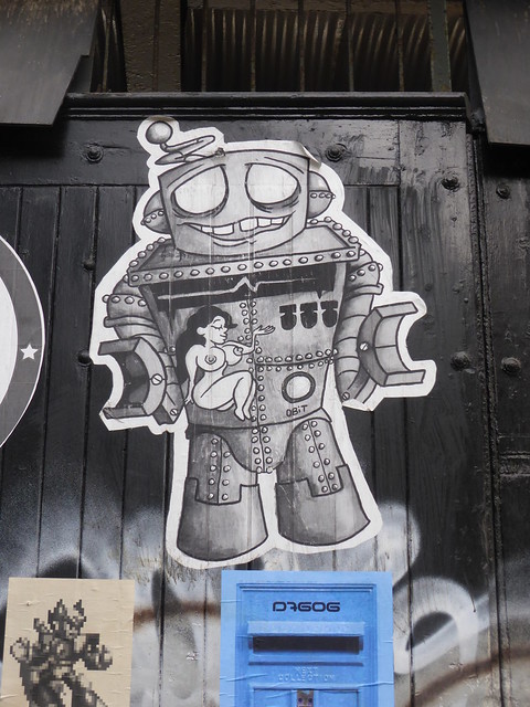 Obit street art, Shoreditch