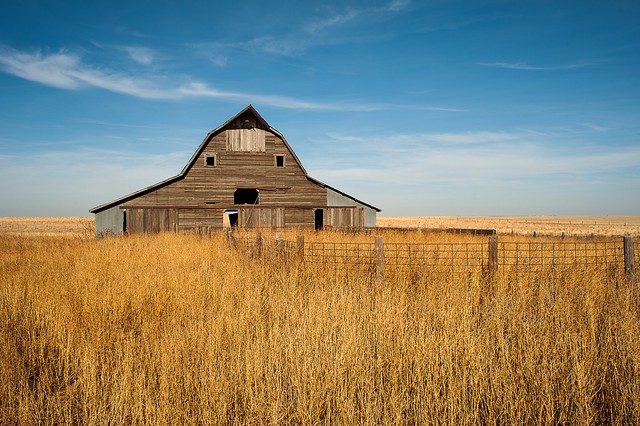 Barn in Western Kansas, USA