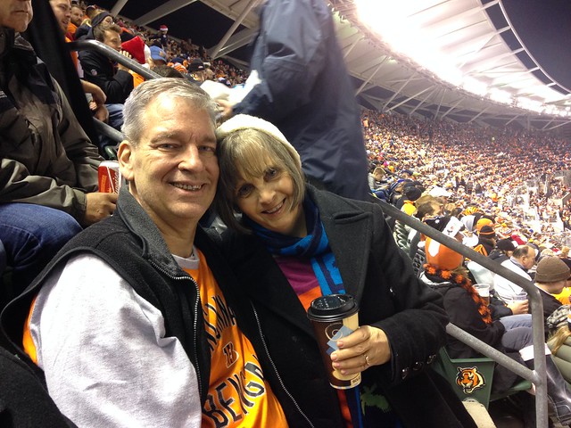Renee & I at Bengals MNF Game