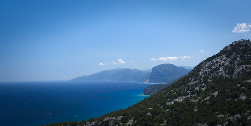 sardinia island landscape sea beach mountains blue water sky clouds mist summer italy nikond7100 outdoor