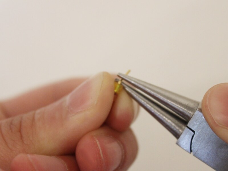 bending pin at right angle