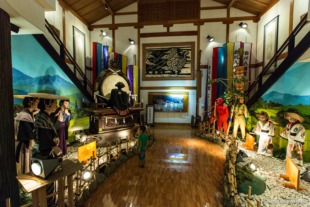 Interior del museo del festival Doburoku