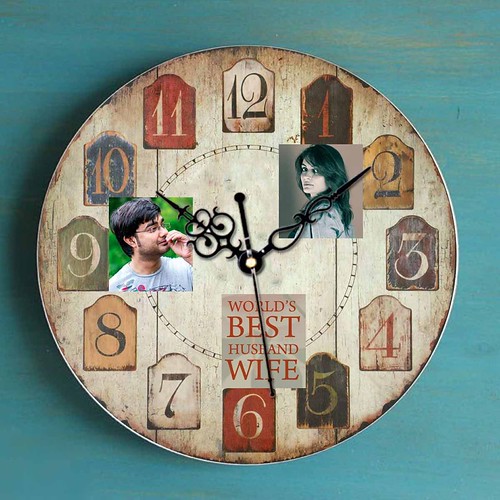 Personalized Wall Clock from Dezains | by Sachin Saroj