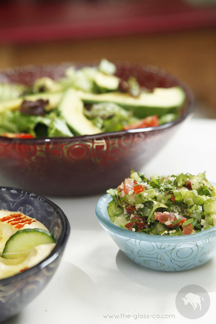 arabesque salad bowls