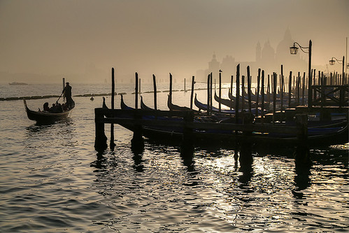 italien venice sunset italy mist fog italia gondola venezia venedig italie adriatic adria veneto