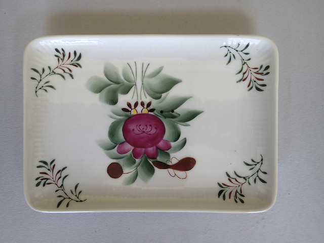 Ostfriesenrose, Small rectangular plate (12 x 17 cm)  1