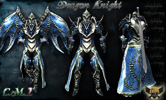 Dragon Knight Blue Wallpaper