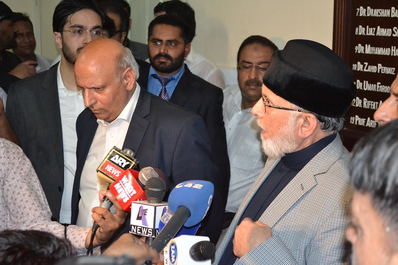 Dr Qadri met the injured workers in Hospital