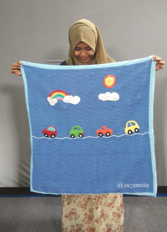 Crochet Chevron Baby Blanket