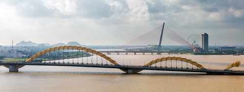 architecture modern contemporary dramatic panoramic vietnam suspensionbridge danang dragonbridge jonreid tinareid nomadicvisioncom tranthilybridge ammannwhitneyconsultingengineers wspfinland