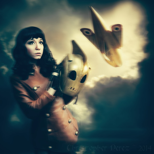Bettie Page Rocketeer ~ by Riddle