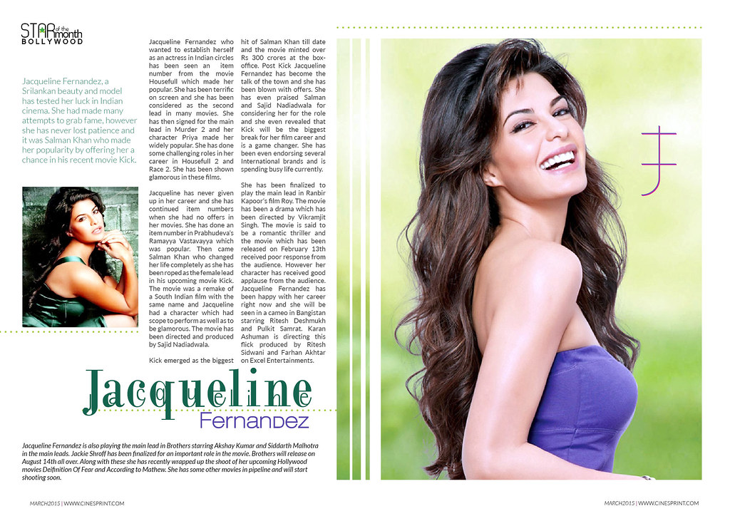 Star of the month_Jacqueline Fernandez | Jacqueline Fernande… | Flickr