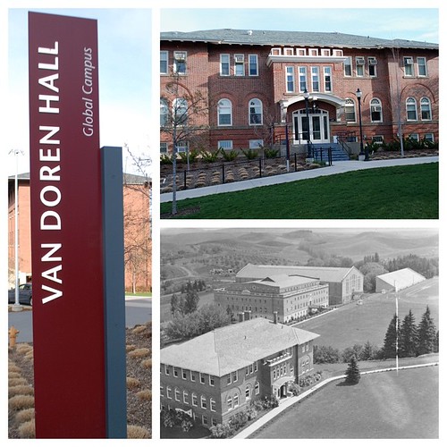 It’s #FeatureFriday! Van Doren Hall opened in 1909 and has served Home Economics, Music, and is now the home for the #WSU Global Campus. #GoCougs #WSU125