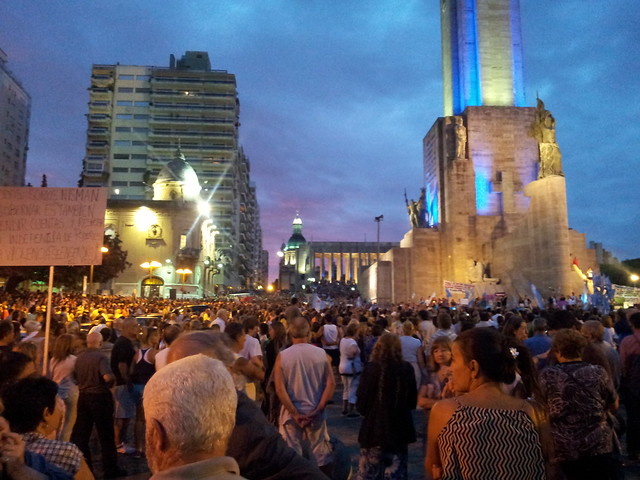 Marcha del Silencio en homenaje al fiscal Nisman - ROSARIO