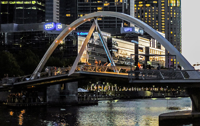 Melbourne Along The Yarra2015 Sandridge (Pedestrian) Bridge ( #13 in series) - Melbourne AU 07Mar2015 sRGB web