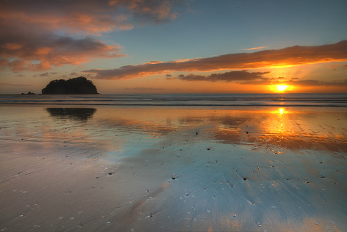 bayofplenty mountmaunganui newzealand northisland nz pacific beach dawn kiwi sunrise winter