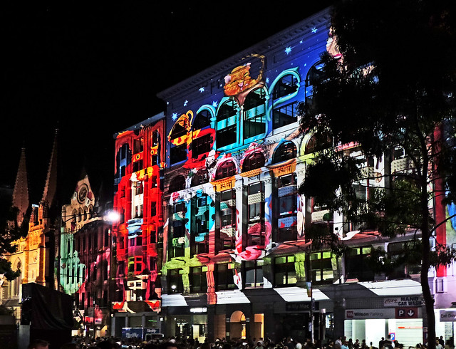 White Night 2015 . Wonderland Along Flinders Street   (#17 in series) - Melbourne VIC AU  22Feb2015 sRGB web
