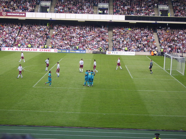 Hearts v Barcelona - July 2007 (1)